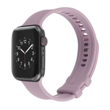Square Buckle Silicone Watch Band For Apple Watch Series, 7 41mm / 6&SE&5&4 40mm