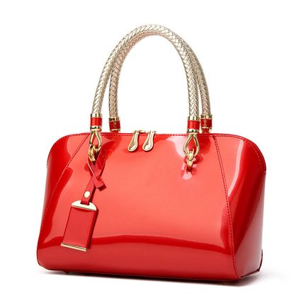 Women Top Handle Satchel Handbags Shoulder Bag Messenger Tote Bag Purse Red