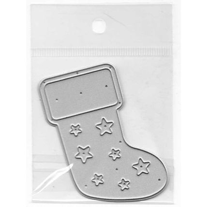 Christmas Stocking Die. App 4.5x5.75cm. Die Cutting Cardmaking Scrapbooking
