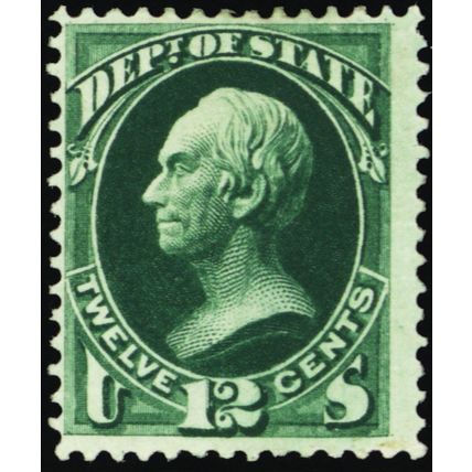 O63, Mint Part OG 12¢ FVF Official Stamp - SCV $310 - Stuart Katz