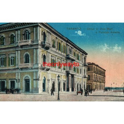 TARANTO, Corso al Due Marie Palazzo Amelio, Italy, Postcard