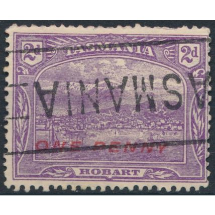Definitive surch: 1d on 2d - Tasmania 1912 - FH - SG 260