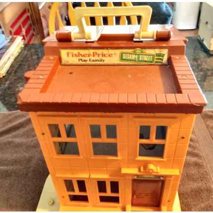 Old Fisher Price Play Family Sesame Street # 938 12 1/2" Tall 1975 100% Complete