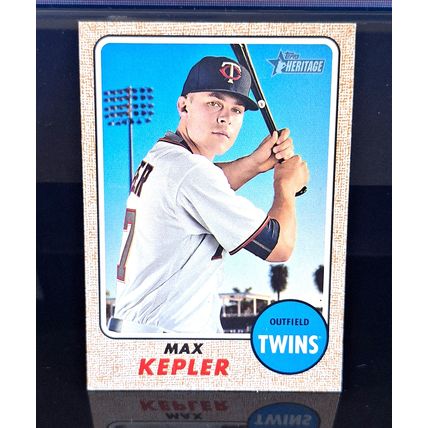 MAX KEPLER 2017 TOPPS HERITAGE BASEBALL CARD #313