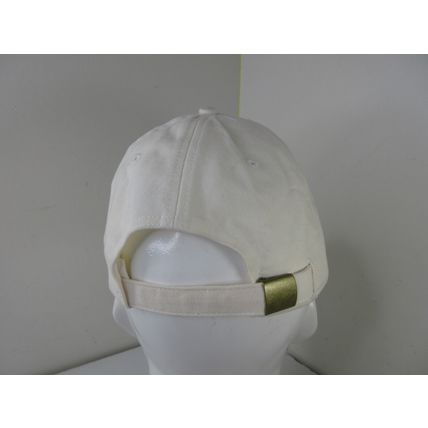 Walt Disney World White Strapback Hat Embroidered Chunky Logo Mikey Stitch Goofy