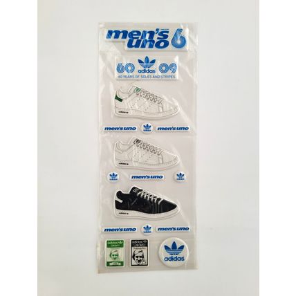 Adidas 60th Anniversary Puffy Sticker Sheet - 2009 Adidas Originals Stan Smith