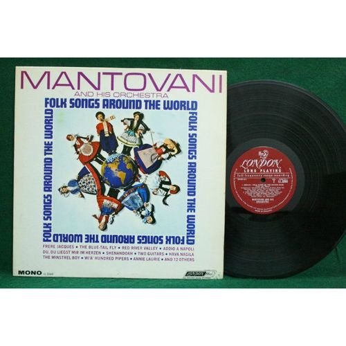 Mantovani - Folk Songs Around The World - LL 3360 - VG+