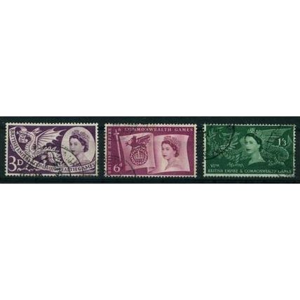 GB 1958 SG 567-9 Used - Sport (E-166)