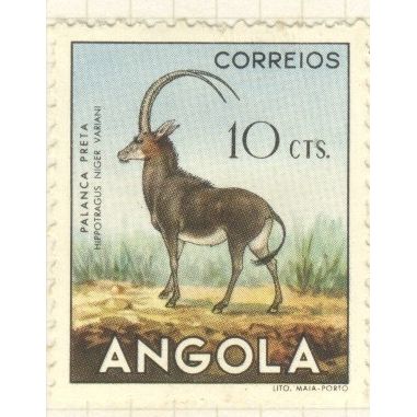 Angola 1953 - 10c Hippotragus niger variani - MH