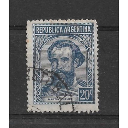 Argentina.SG653 20c Martin Guernes (Blue).Fine Used.Dec21