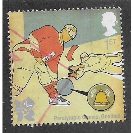 2010 1ST 'OLYMPICS (GOALBALL)' FINE USED (EBID76-415)