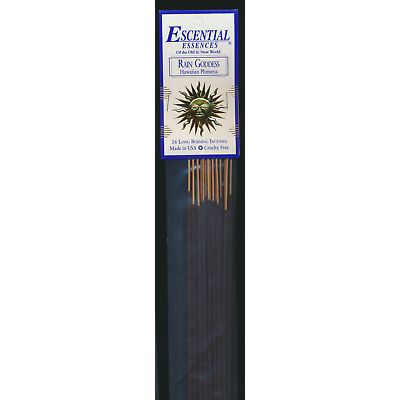 Rain Goddess (Hawaiian Plumeria), Escential Essences Incense, 16 Sticks