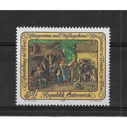 Austria."Patriotism&Protest:Viennese Biedermeier&Revolution" stamp.F/Used.Aug22
