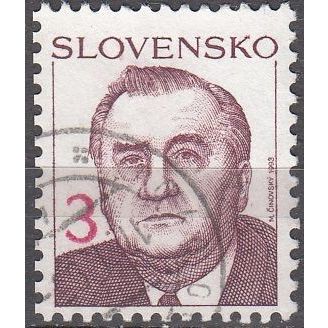 Slovensko 1993 Michel 180 O Cote (2009) 0.20 € Président Michal Kovác
