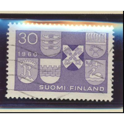Finland Stamp Scott #366, Used