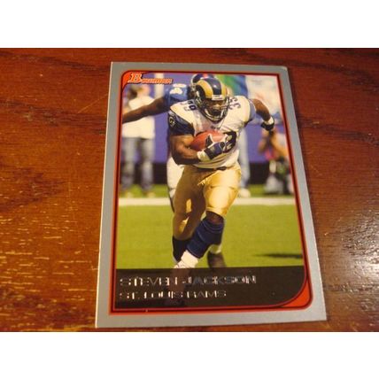 2006 Bowman, 2-Cards, Silver & Gold, STEVEN JACKSON, Rams #58