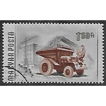 Mi 1458: 1 Ft. 50 deep green-grey/ deep red-brown Vehicles for Export