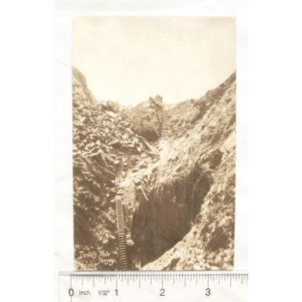 vintage postcard Devils Hole, Jersey