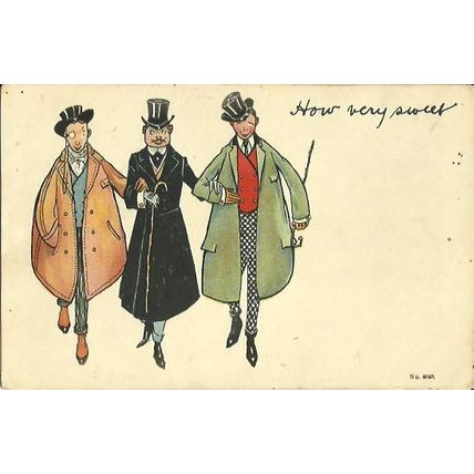 Comic "HOW VERY SWEET Postcard (Kings Printers 4048)