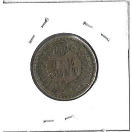 1863 US Indian Head Cent AU