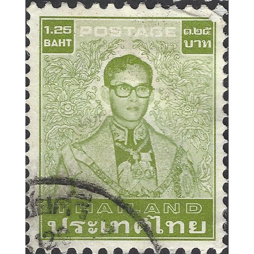 THAILAND, King Bhumibol Adulyadej, olive 1981, 1.25B, #2