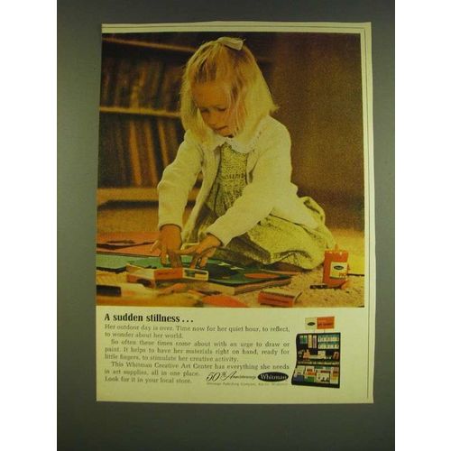 1966 Whitman Creative Art Center Ad - A sudden stillness