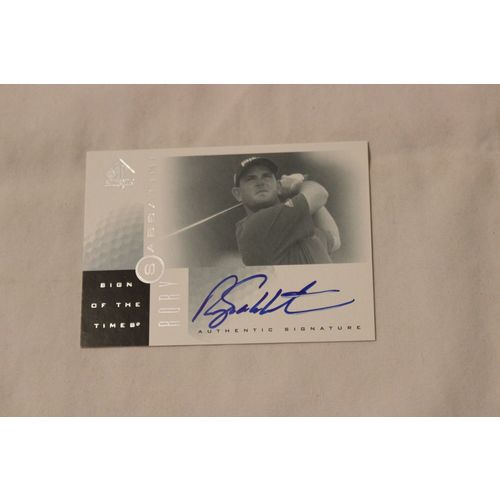 Rory Sabbatini SP Authentic Golf 2001 Sign Of The Times Autograph-RS