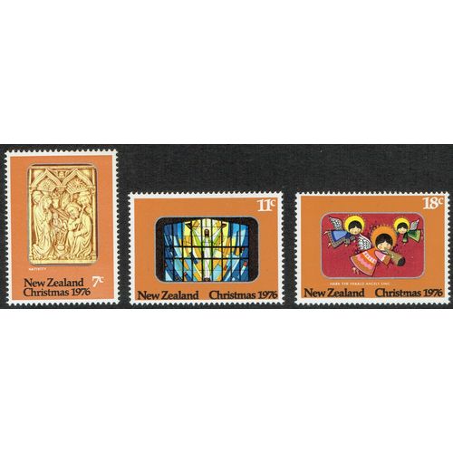 New Zealand 1976 Christmas set 3v SG1129-1131 UM