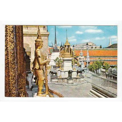 Wat Phra Keo Bangkok Postcard Thailand 528