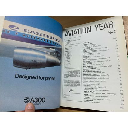 1978 "AVIATION YEAR No.2 - RECORD OF 1977 AEROSPACE EVENTS" HARDBACK BOOK (P3)