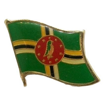 Dominica Flag Hat Tac or Lapel Pin