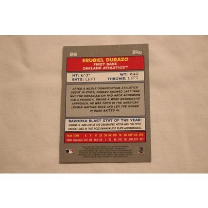 Erubiel Durazo 2005 Bazooka MINI NO. 96