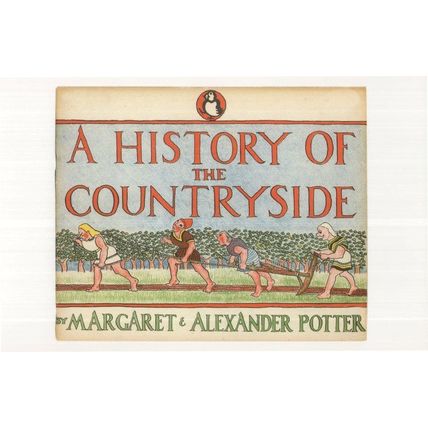 A History Of Our Countryside 1944 Puffin Book Postcard