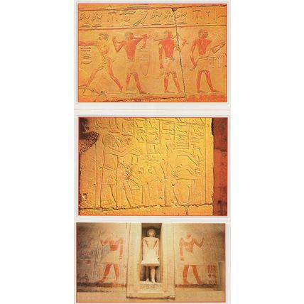 Sakkara Miraroka Tomb Doctor Tomp Aidot 3x Egyptian Postcard s