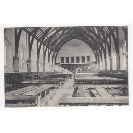 Big Schoolroom Rossall School Fleetwood Postcard Lancashire