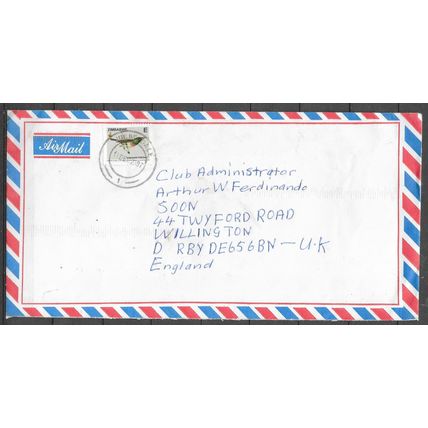 ZIMBABWE LETTRE - REF 104