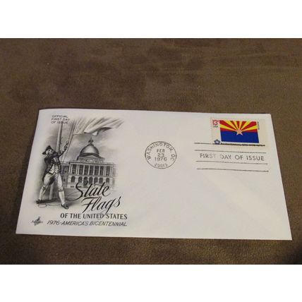 1976 USA / United States FDC Cover -American State Flags series - Arizona