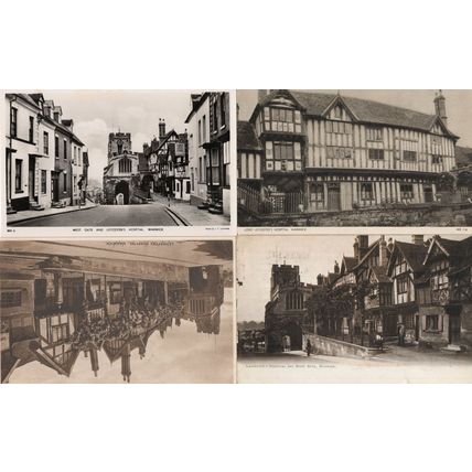 Warwick Hospital 4x Antique Postcard s incl Real Photo