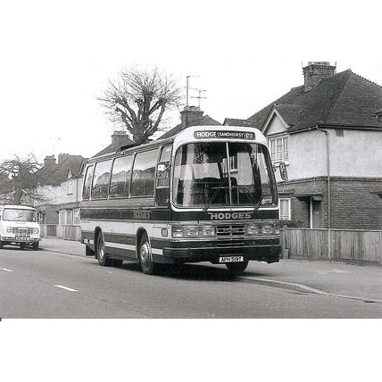 Black & White Photograph of Hodge’s Coaches (Sandhurst) Ltd. - APH 519T
