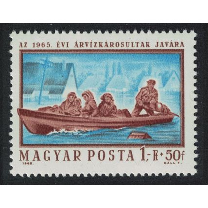 Hungary Danube Flood Relief 1965 MNH SG#2103