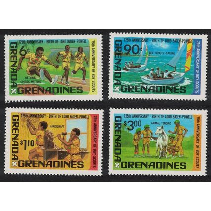 Grenadines Boy Scouts Lord Baden-Powell 4v 1982 MNH SG#483-486