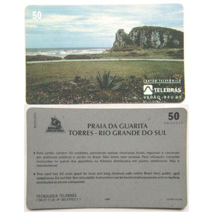 Brazil Phone Card - Praia Da Guarita Torres