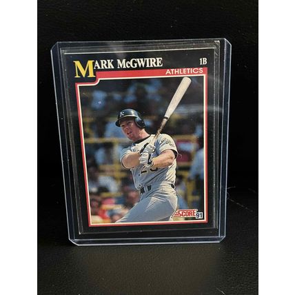Mark McGwire #324 | 1991 Score Baseball Trading Card