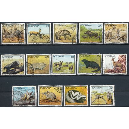 Animals: 14 Values - Botswana 1992 - FH - SG 741/2 & 744/55