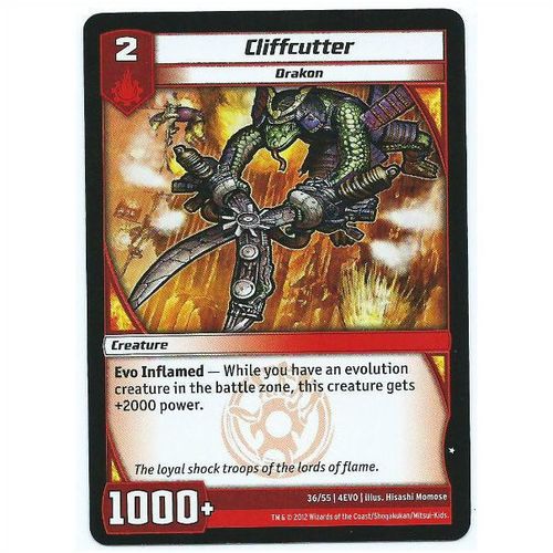Kaijudo - Evo Fury - 36/55 - Cliffcutter