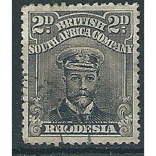 Rhodesia 1913 SG209 2d Black & Grey Fine Used .. ..