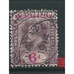 northern nigeria stamp sg25a sg 25a used chalky