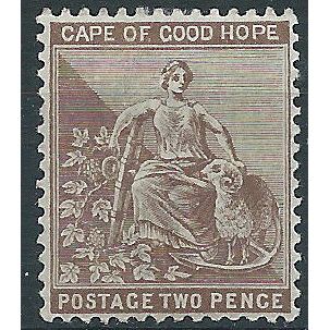 Cape of Good Hope 1897 SG62 2d Chocolate Brown Mounted Mint .. ..