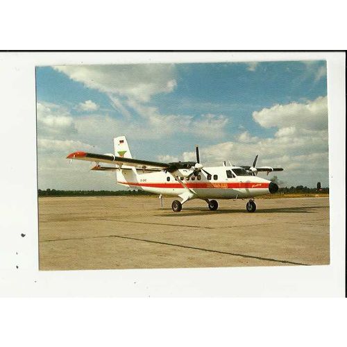 Aviation HADAG AIR De Havilland DHC-6-300 Postcard by Airline Publications (3)