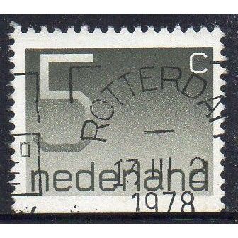 Netherlands 1976 - 82 Numeral Type "Crouwel" Booklet Stamp 5c Used